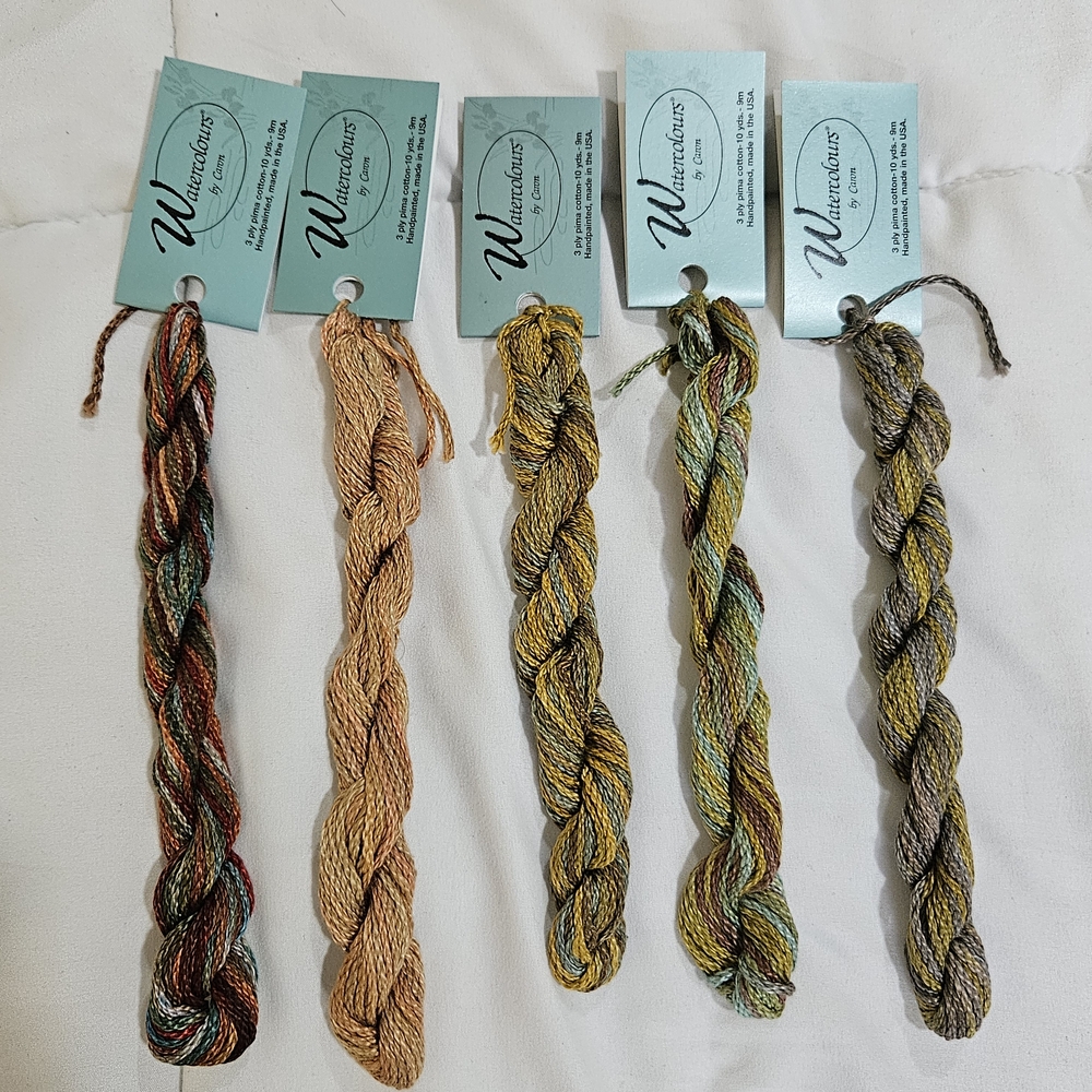 Carbon Collection Variegated Embroidery Threads